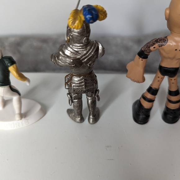 WWE figure, ea Madden NFL figure, Schleich knight figure - Picture 2 of 12